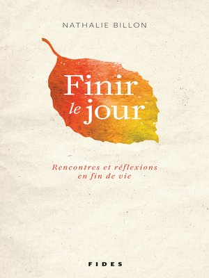 cover image of Finir le jour